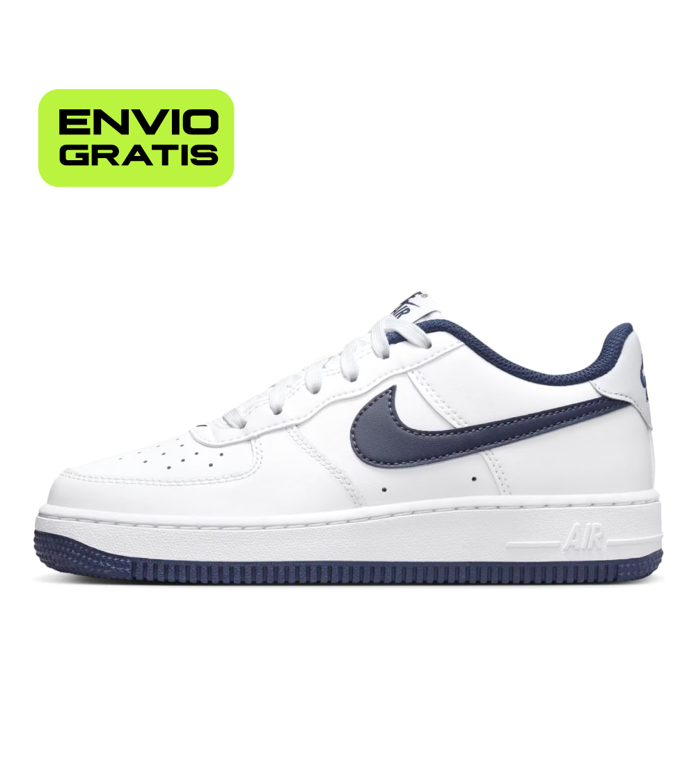 Zapatilla Nike Air Force 1 - White Blue