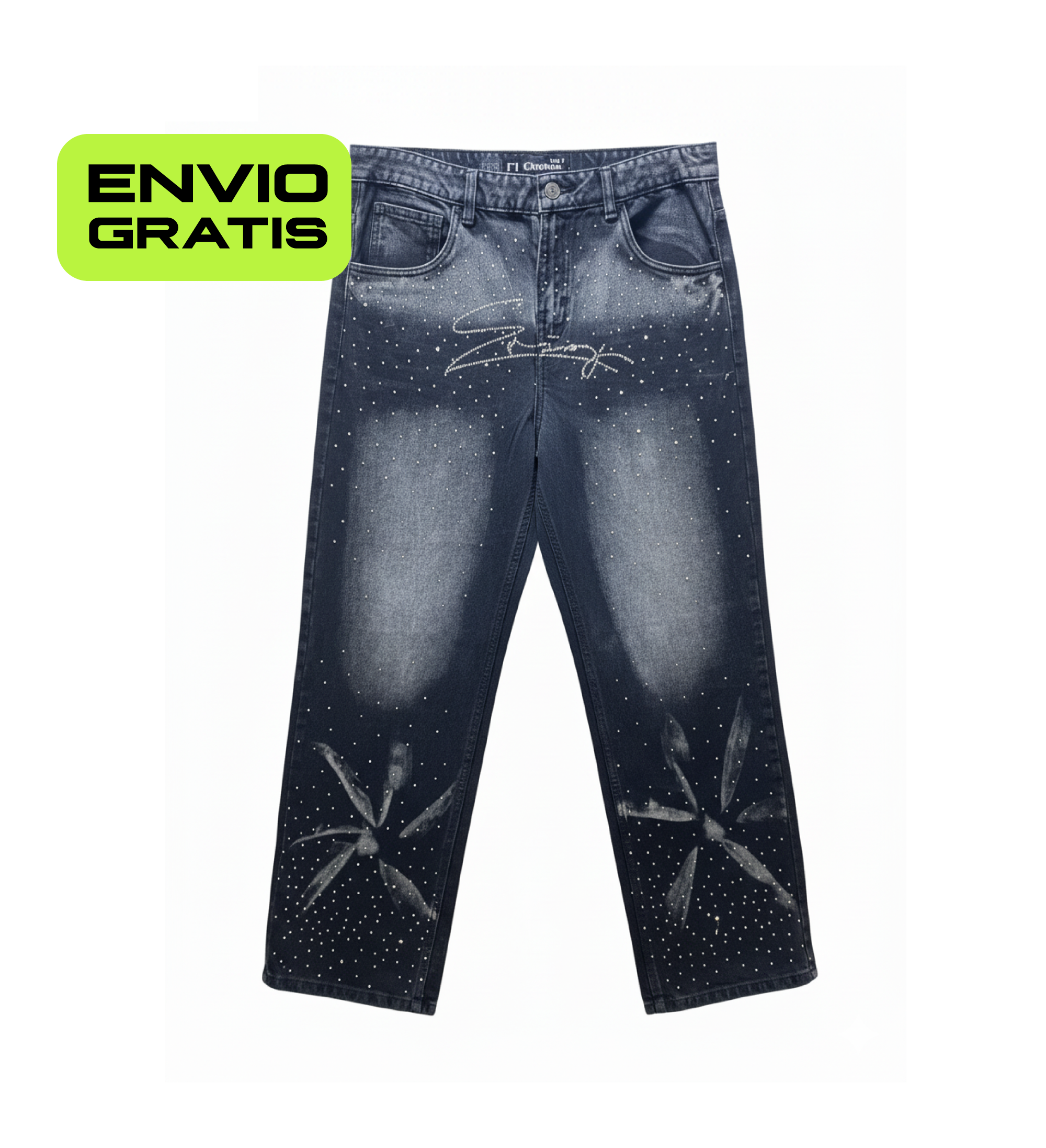 Baggy Jeans Elements Negro